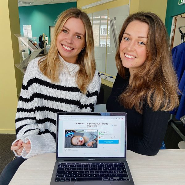 Léa GUEZAIS et Elisa JOLIVET Co-fondatrices d’HAPAULO Helpus entrepreneur France