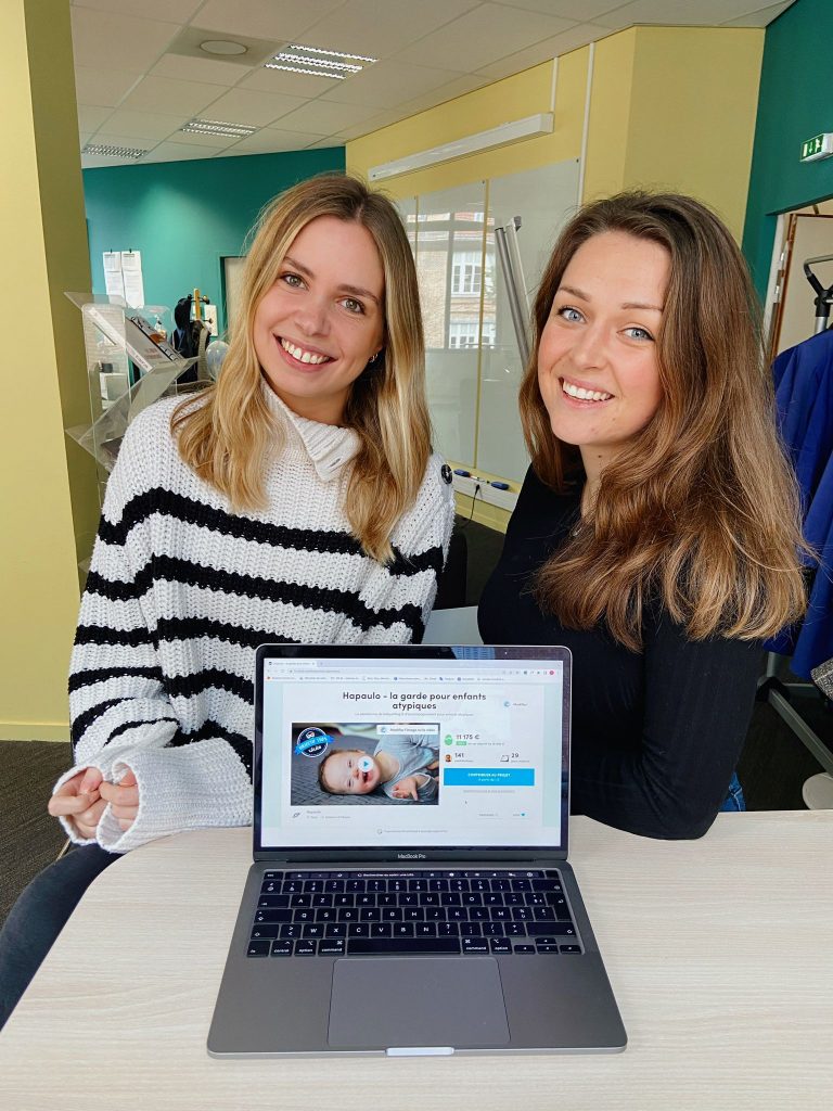 Léa GUEZAIS et Elisa JOLIVET Co-fondatrices d’HAPAULO Helpus entrepreneur France